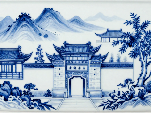 陕西铜川建筑装饰瓷青花绘制工艺，传承与创新之美
