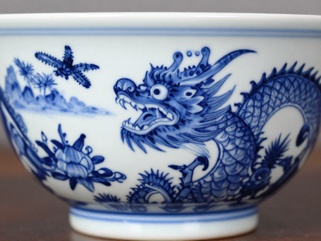 广东石湾青花绘制工艺，明丽鲜艳的艺术魅力