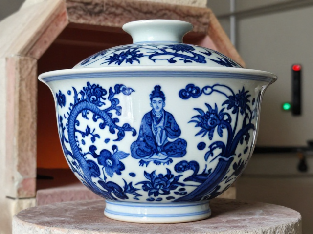 青花古彩绘制工艺与烧成温度观察，揭秘瓷器核心技法