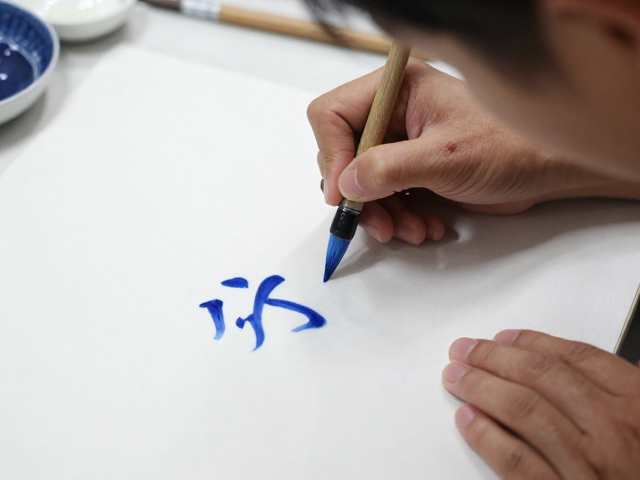 景德镇陶瓷大学分水技法,青花绘制工艺练习指南