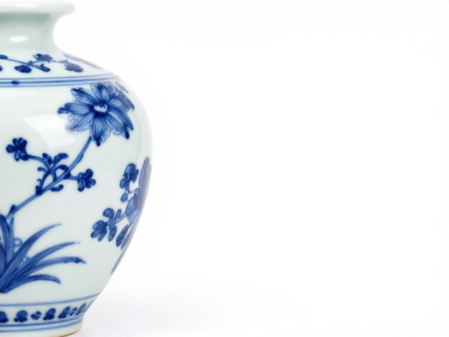 青花绘制工艺，书法绘画里的清新淡雅美学