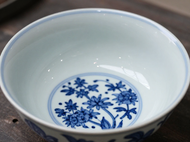 青花绘制工艺解析,透明釉料如何造就色彩沉稳内敛之美