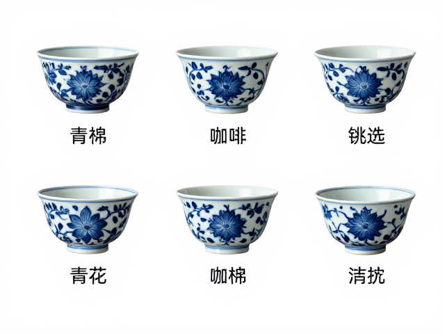 青花绘制工艺详解，茶具咖啡具料头挑选与鉴赏指南