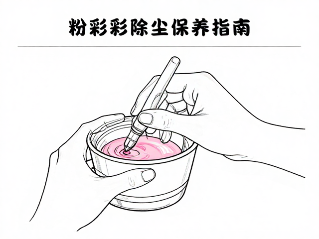 粉彩绘制工艺详解,白描线稿练习技巧与定期除尘保养指南