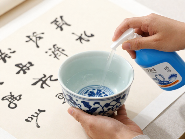 青花瓷器清洗与保养,中性洗涤剂,书法绘画修复工艺详解