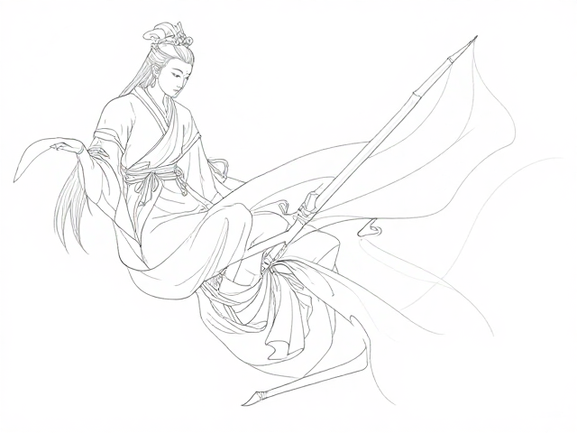 新彩与粉彩绘制工艺解析，白描线稿练习入门指南