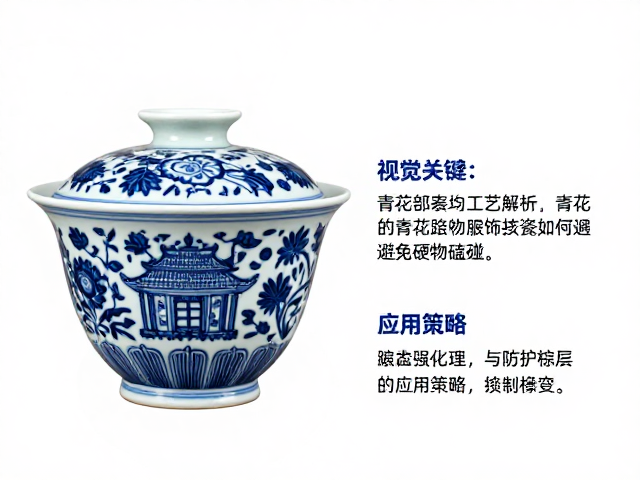 青花绘制工艺解析,建筑装饰瓷如何避免硬物磕碰