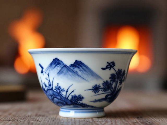 陕西铜川青花绘制工艺，清新淡雅之美，传承非遗匠心