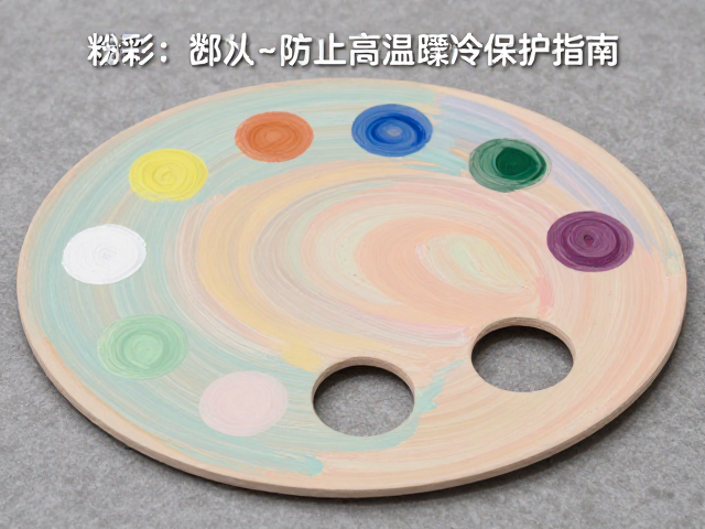 粉彩绘制工艺，调色盘技巧与防止高温骤冷保护指南