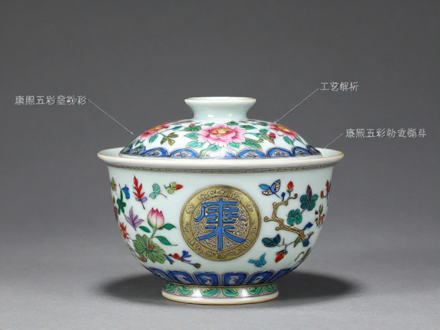 康熙五彩粉彩绘制工艺解析,高颜值艺术摆件选购指南