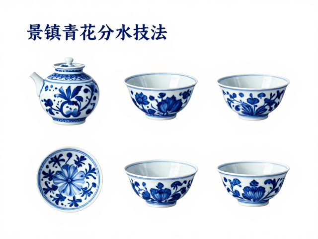 景德镇青花分水技法，青花绘制工艺详解与练习指南
