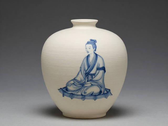 高岭土胎体上的青花绘制，素描造型基础如何决定瓷器成败