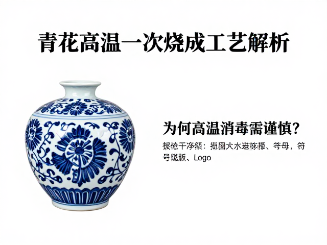 青花高温一次烧成工艺解析,为何高温消毒需谨慎?
