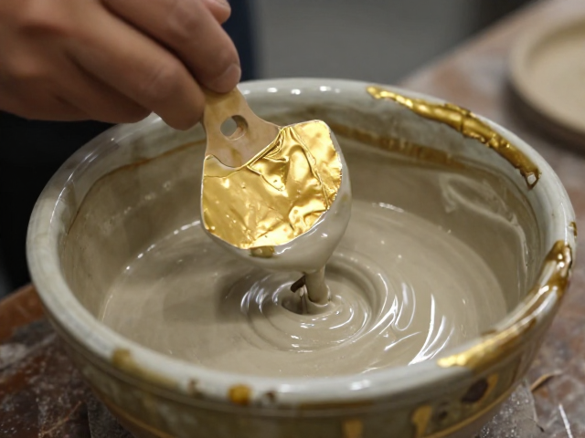 汉代原始瓷釉料调配与金缮工艺,古法修复让文物重现光彩