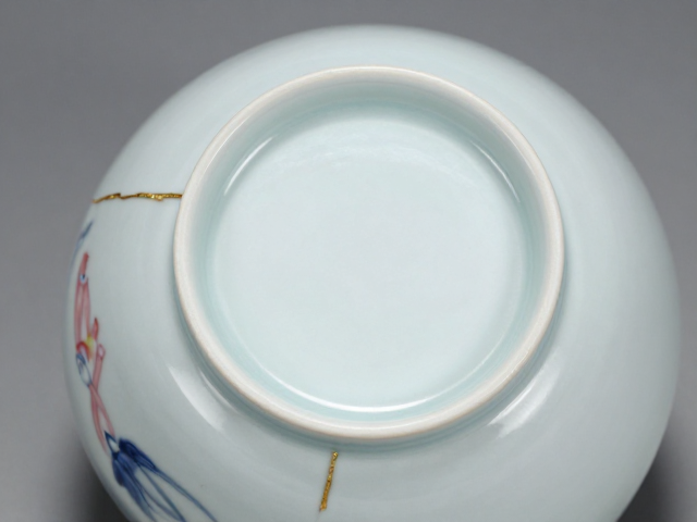 金缮修复斗彩粉彩瓷器,柔和工艺重塑古韵之美