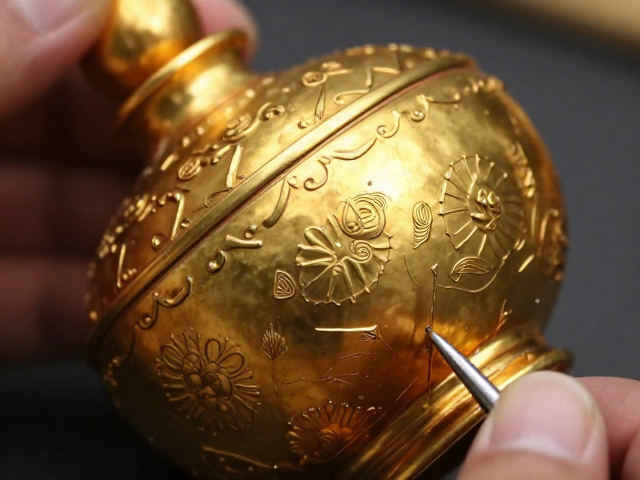 金缮工艺修复宗教法器釉面，传统技艺与神圣美学的完美融合