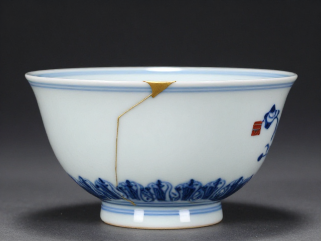 金缮修复斗彩瓷器，如何完美呈现釉面光泽与艺术美感