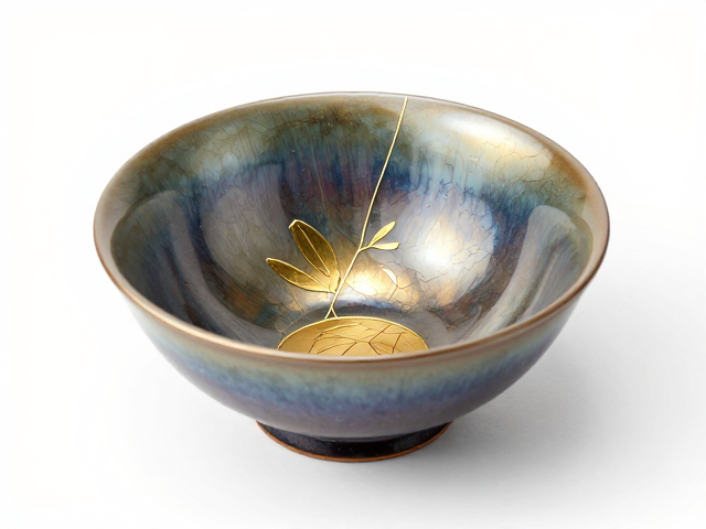 金缮工艺新灵感，画笔勾勒窑变绚丽，打造独一无二的艺术孤品