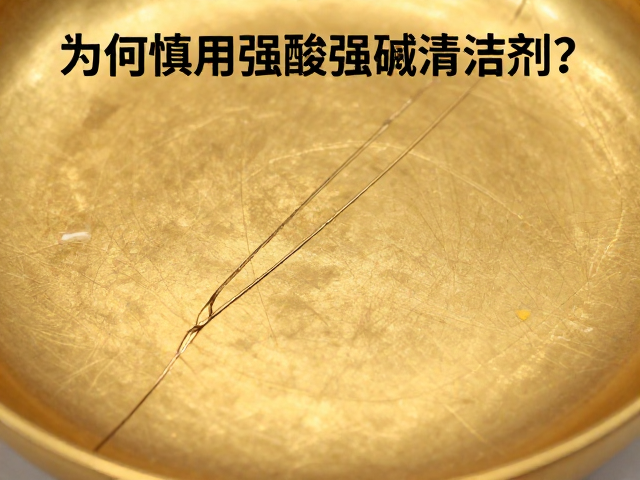 金缮工艺修复划花，为何慎用强酸强碱清洁剂？