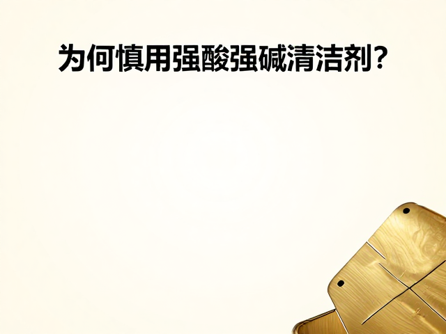 金缮工艺修复划花,为何慎用强酸强碱清洁剂?