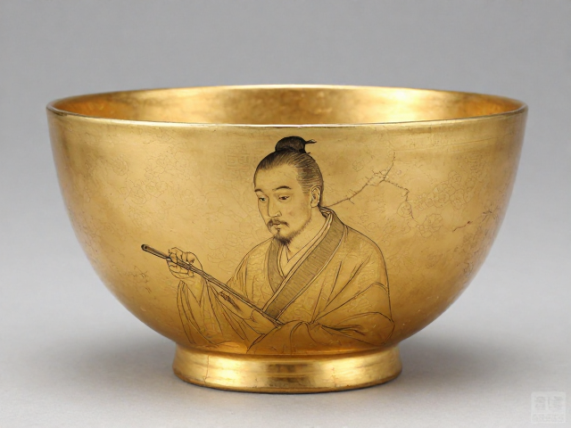 名家手绘金缮工艺,刻划花立体感强,收藏级高价瓷器鉴赏