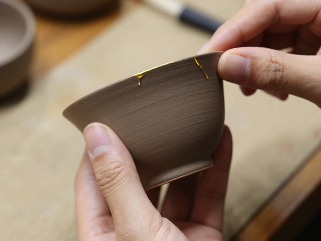 金缮工艺修复茶具,深度解析泥性掌握与关键技巧