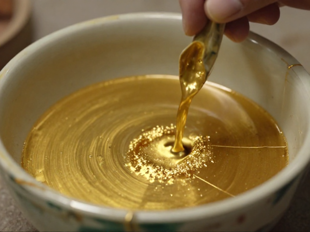 金缮工艺修复唐代三彩，釉料调配秘诀与古法美学
