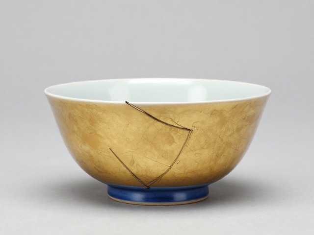 金缮结合釉下彩绘与釉上彩，揭秘特殊工艺品的超高溢价逻辑