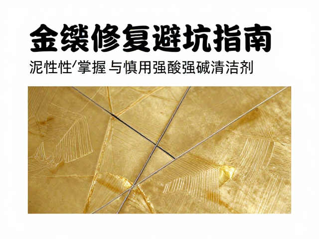 金缮修复避坑指南，泥性掌握与慎用强酸强碱清洁剂