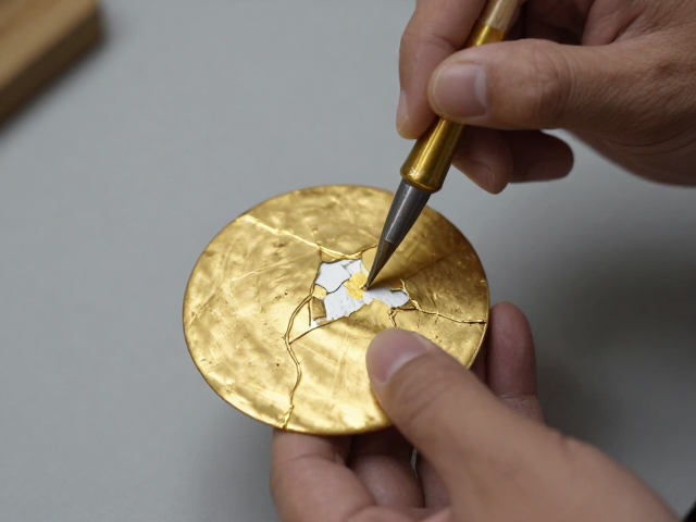 金缮工艺中的釉料调配秘诀,以人物修复见证残缺之美