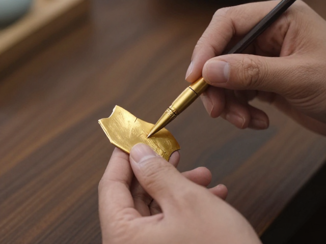金缮工艺中的釉料调配秘诀,以人物修复见证残缺之美