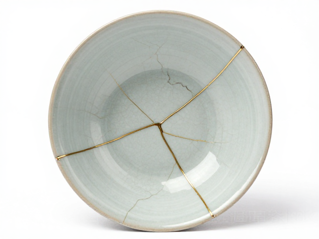 金缮工艺重塑自然肌理，探寻瓷器开片之美与修复哲学