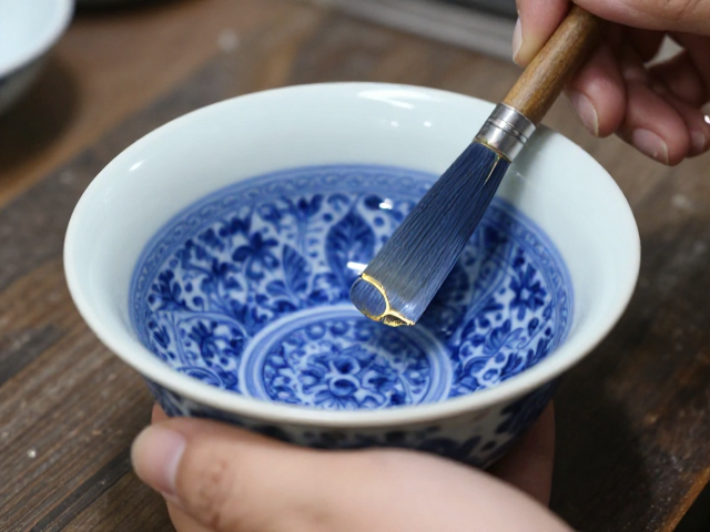 青花烧成观察,金缮工艺修复细节与关键技巧
