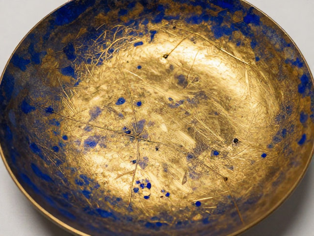 金缮工艺中的钴料运用,重塑器物自然肌理的艺术