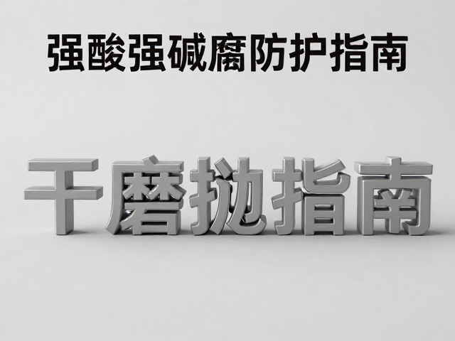 干磨抛光工艺打造立体造型，强酸强碱腐蚀防护指南