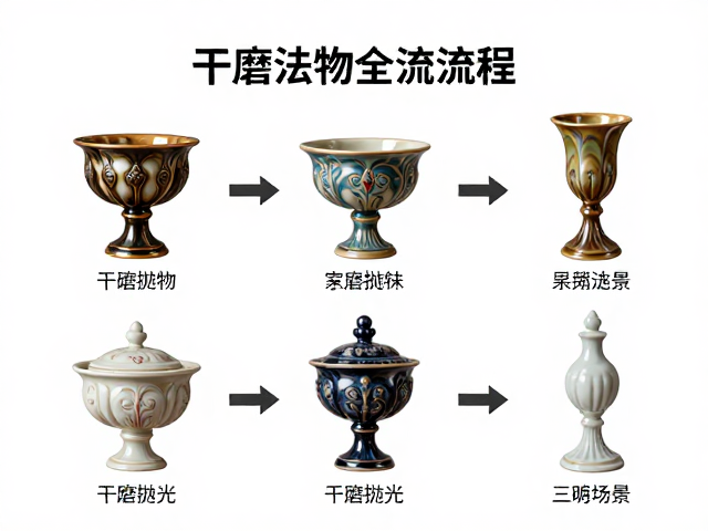 干磨抛光与浸釉工艺解析，宗教法器制作全流程指南
