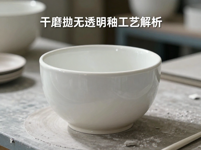 干磨抛光透明釉工艺解析,素烧后为何光泽更持久?