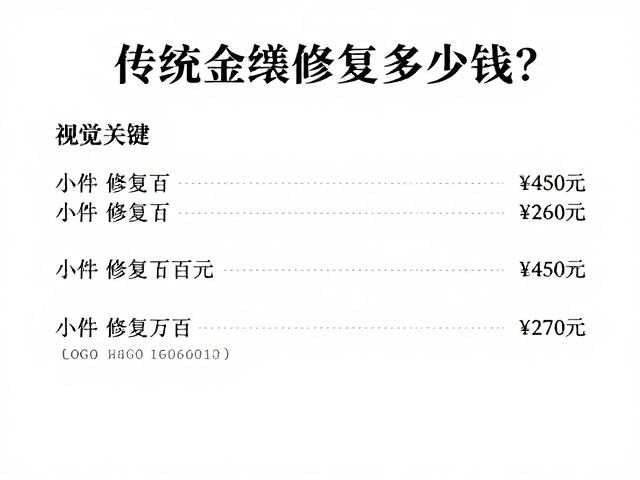 传统金缮修复多少钱?小件修复数百元,揭秘手工艺人匠心报价