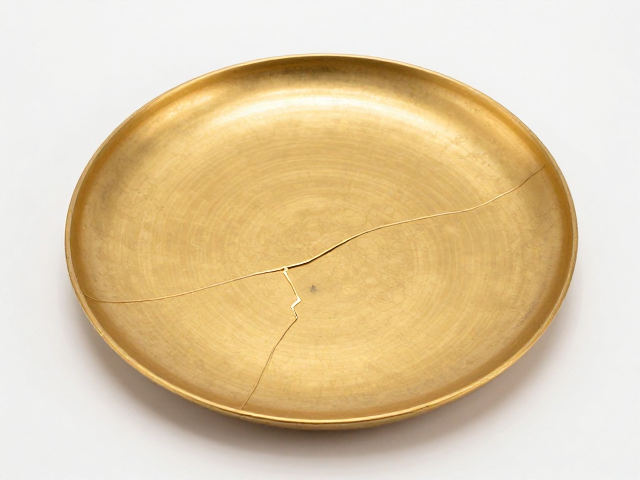 金缮修复，以髹漆贴金重现残缺美，传承传统工艺匠心