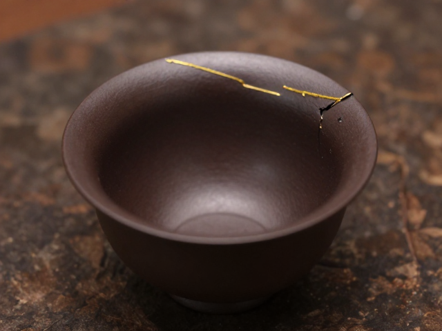 传统金缮修复茶道器物,日常如何保持干燥防裂