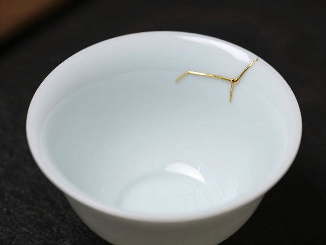 传统金缮修复茶道器物,日常如何保持干燥防裂