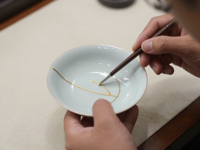 传统金缮与锔瓷修复,轻拿轻放守护古艺匠心