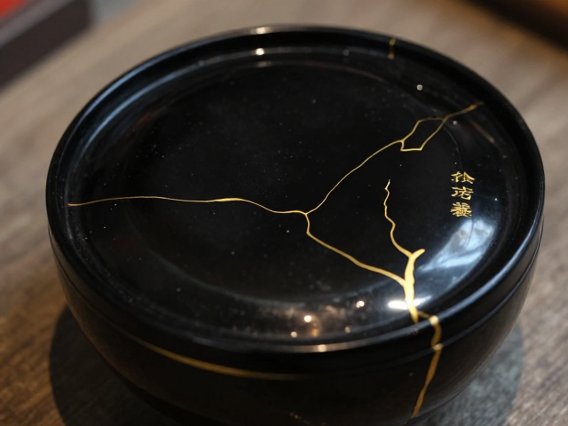 源于中国的大漆传统金缮修复工艺,传承东方美学匠心
