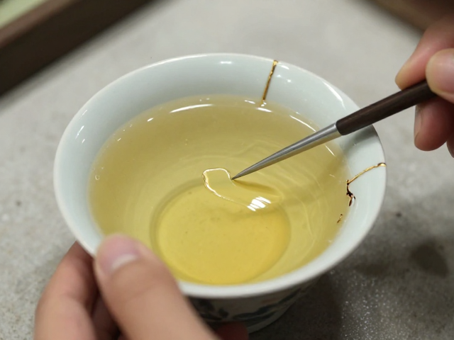 源于中国,景德镇传统金缮修复工艺,让残缺陶瓷重现绝美光泽