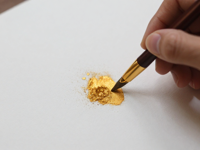 传统金缮修复工艺,金粉涂抹技巧与金箔使用详解