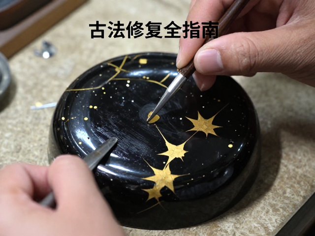大漆特性与传统金缮、锔瓷加固工艺解析,古法修复全指南