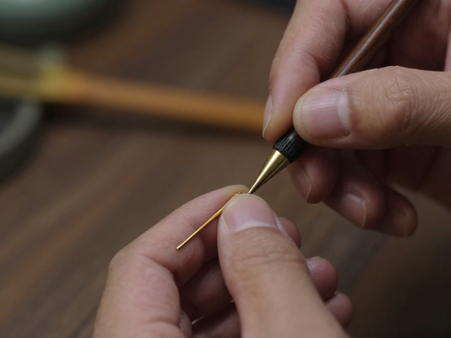 源于中国,传统金缮修复工艺,匠人手作之美