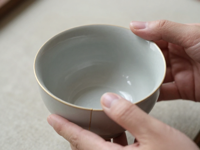 传统金缮工艺，瓦灰修复轻拿轻放，守护器物灵魂