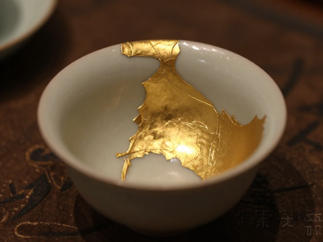 非遗金缮修复茶道器物,传统技艺焕新,尽显东方美学与匠心传承