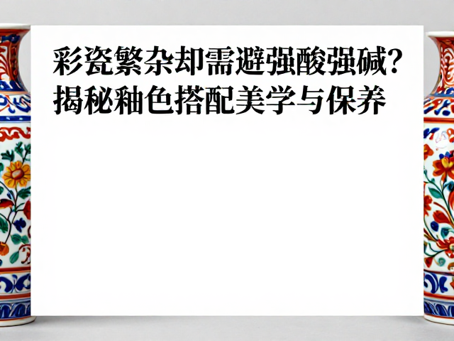 彩瓷繁复却需避强酸强碱?揭秘釉色搭配美学与保养